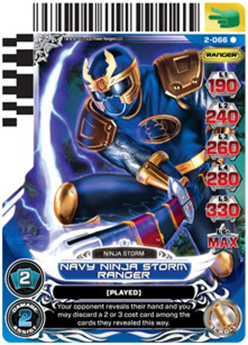 Navy Ninja Storm Ranger 066